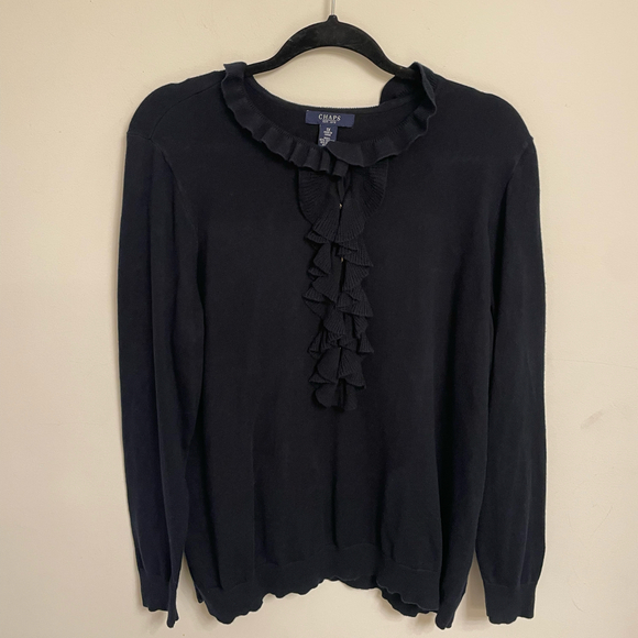 Women’s Chaps Black Sweater Size 1X - Picture 1 of 4